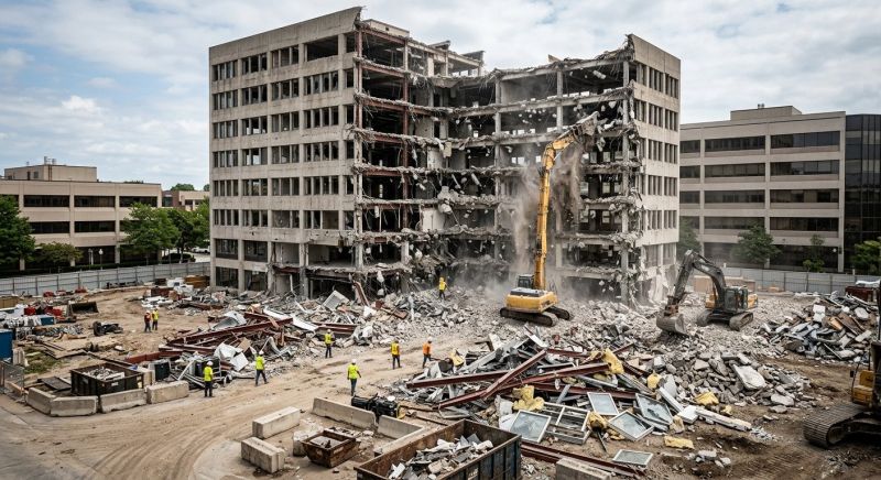 Commercial Property Demolition in Bergen County, NJ